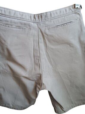 25" 10 BOYS Vintage Shorts THICK KOREATRON IVORY IVY LEAGUE Shorts 1970's